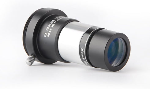 1.25" Moon Filter & 2X Barlow Lens Kit for Telescope Eyepieces...