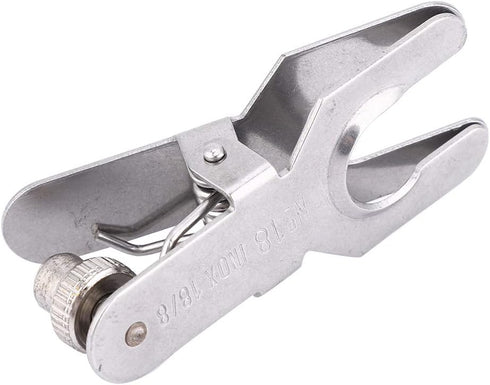 Spherical Pinch Clamp, Stainless Steel Lab Clamp Pinch Clip Glass Ball Clamp Laboratory Tools(18#)...