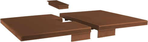 BMC WW2 Blockhouse Roof - Brown Plastic Army Men Playset Building Accessory...