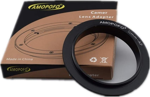52mm to AF Filter Thread Macro Reverse Mount Adapter Ring,&for Sony Alpha A-Mount (and Minolta AF) Mount SLR Camera Body...