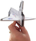 Zugar Land Space Shuttle Foam Gliders (8") (1 Pack) Outer Space Cosmos Flying Toys. Plane Fun Jet (One Piece)...