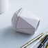 Ceramic Desk Cute Pen Holder Stand Gold Line Pencil Cup Pot Desk Organizer Makeup Brush Holder (White)...