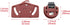 4 Pair Wardrobe Roller Sliding Door Gear Circuit Board Indoor Panel Kit Furniture Sliding Door Pulley Accessories, Brown...