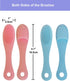 9-in-1 Face Scrubber Face Cleaning Brushes Super Soft Silicone Face Cleanser Brush and Facial Cleansing Massager Brush Face Cleansing Brush Set...
