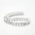 100Pcs Natural Stone Beads 8mm White Howlite Round Gemstone Loose Beads with Elastic Bracelet String for Bracelets Necklace Jewelry Making...