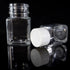 5 Pcs 80ml Empty Plastic Pill Bottles Clear Pill Dispenser Containers Solid Powder Storage Vials Square Liquid Sample Bottle for Crafts...