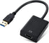 ELUTENG USB to HDMI Adapter 1080P USB 3.0/2.0 to HDMI Converter Adapter Video Graphics Cable Converter with Audio for PC Laptop Projector HDTV Com...