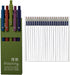 sencoo 25 pack Blue Gel Pens Pens Retractable Roller Ball Pens 0.5mm Cute Student Pens School Office Gift Pens (style2, Blue)...