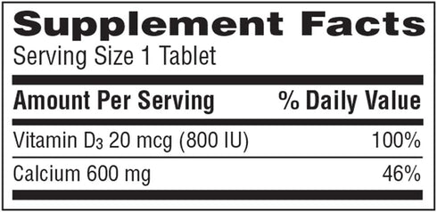 Caltrate 600 Plus D3 Calcium and Vitamin D Supplement Tablets, Bone Health Supplements for Adults - 60 Count...