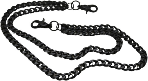 Men Wallet Chain Biker Fashion Jean Keychain 2 Long Strands Motorcycle Biker Black...
