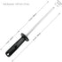 SHARPAL 117N Professional Kitchen Knife Sharpening Honing Steel Sharpener Rod Restore Blade Quickly(10 Inch)...