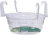 Curtis Wagner Plastics Hanging Basket Drip Pan, Clear, 12 Inch...