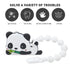 Baby Teething Toys,Food Grade Silicone Teether with One-Piece Pacifier Clip Holder,Shower Gift,Highly Effective Pain Relief for 3 Months+ Boy and ...