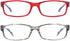 Blue Light Blocking Reading Glasses for Women,2 Pack Blue Screen Computer Readers with Case Magnification Eyeglasses 1.75...