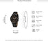 Men Watches Casual Business Chronograph Wristwatch Leather Strap Analog Quartz Watches for Men...