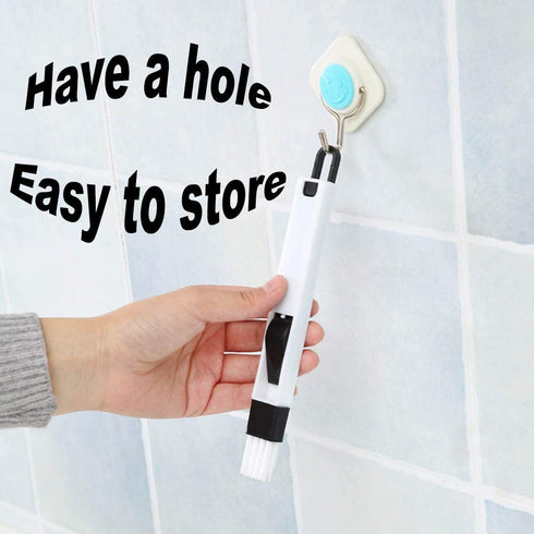 Window Groove Cleaning Brush Set Magic Window Track Cleaning Tools, Tile Lines Brush, Window Blind Duster...