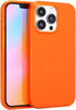 FELONY CASE - iPhone 12 Pro Max Neon Orange Clear Protective Case, TPU and Polycarbonate Shock-Absorbing Bright Cover - Crack Proof with a Gloss F...