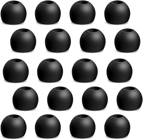 V-8 Replacement Eartips for Earbuds Noise Isolation Soft Silicone Tips for Headphones 20PC Ear Buds - Medium...