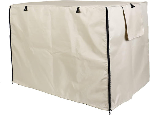 Double Door Dog Crate Cover Wire Dog Cage Cover Waterproof Durable Lightweight 420D Polyester Pet Kennel Cover Indoor Outdoor Protection Cage Cove...