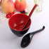 JapanBargain 4623, Chinese Soup Spoons with Hook Japanese Soup Spoons Wonton Soup Spoons Rice Spoons Pho Spoons Ramen Soup Spoons Dinner Spoons, B...
