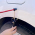 Car Wheel Eyebrow Parallel Scriber, Auto Body Line Marker Tool with Scale, Adjustable Wheel Arch Parallel Scriber for Auto Sheet Metal Dent Repair...