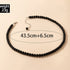 Boho Black Beaded Choker Necklace Seed Bead Choker Vintage Collar Necklace for Women and Girls...