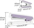 Purple Stapler Staples Remover Clear Acrylic Desk Stapler Manual Stapling tool Cute Staple Remover Kit for Home School Office Desktop Accessories ...