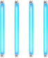 4 Pack Bug Zapper Replacement Light Bulb 10W for 20W Indoor Bug Zapper, F10T8/BL Black Light Bulbs for Indoor Outdoor Mosquito & Flying Insect Zap...