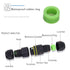 COMOPEZ 3Pin IP68 Waterproof Junction Connector Box 3 Pole Electrical Box Wire Connector Cable for Underground Outdoor Light,LED,Tree Strings, Cab...