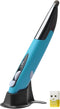lychee Optical Pen Mouse Wireless for Laptop,Ergonomic Pocket Mouse Pen&Adjustable 800/1000/1200/1600 DPI,2.6GHZ USB&Bluetooth Mouse for PC(Blue)...