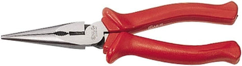 Genius Tools Chain Nose Pliers with Cutter, 6"L - 550604D...
