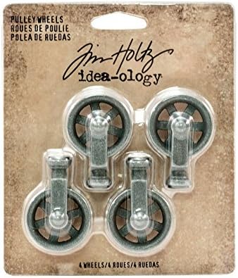 Tim Holtz Idea-Ology Mini Pulley Wheels TH Ideaology Small...