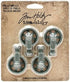 Tim Holtz Idea-Ology Mini Pulley Wheels TH Ideaology Small...