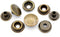 CRAFTMEMORE 50 Sets Antique Brass Snap Fasteners Ring-Socket Press Studs for Jacket Bag Canvas Closures #201 VT47 (15mm (0.59"))...