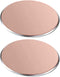 SALEX Replacement Rose Gold Metal Plates Set for Magnetic Car Phone Holders, Wall & Air Vent Mounts, Cases, Magnets. Kit of 2 Cute Pink Round Iron...