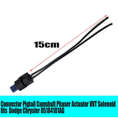 Huayicarbpart Connector Pigtail Harness Camshaft Phaser Actuator VVT Solenoid Compatible with Dodge Chrysle Jeep 05184101AG...