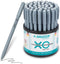 HAUSER XO Black Ballpoint Pens 50 Pc, 1.00 MM Bold Matte Pens, Back To School Supplies, Office Pens, Desk Essentials, Education Supplies & Craft S...
