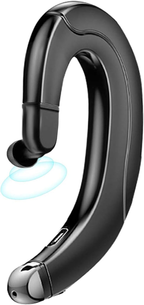 Ear Hook Bluetooth Headphone V5.0 with Mic, Painless Single Ear Wireless Headset 5 Hrs Playtime for Android Phones/iPhone X/8/7/6, Lightweight Non...