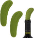 2 Packs Funny Pickle Wine Stoppers, Decorative Wine Gifts, Air Tight Reusable Silicone Bottle Stopper, Cute Wine Gadget, Unique Wine Lovers Gift, ...