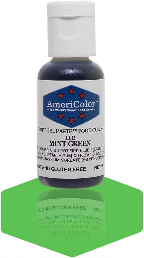 Americolor Soft Gel Paste Food Color 0.75 Ounce, Mint Green...