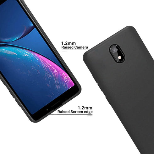 for Hot Pepper Serrano 3 Case with Tempered Glass Screen Protector Silicone Bumpers Anti-Scratch Shockproof Protective phone Case Cover for Hot Pe...
