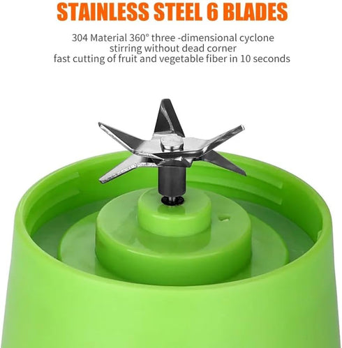 Generic Portable Blender, Purple, USB Rechargeable, Detachable Attachment, 380ml Capacity...