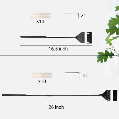Algae Scraper for Glass Aquarium,Aquarium Razor Scraper with 10 Replaceable Blades,Aquarium Cleaning Tools....