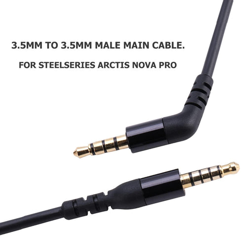 Replacement Cable Cord Compatible with SteelSeries Arctis Nova Pro Wired Headset (3.5mm to 3.5mm)...