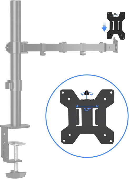 Suptek Mounting Plate for Suptek Monitor Computer Mounting System 75x75 and 100x100(MD6MB)...