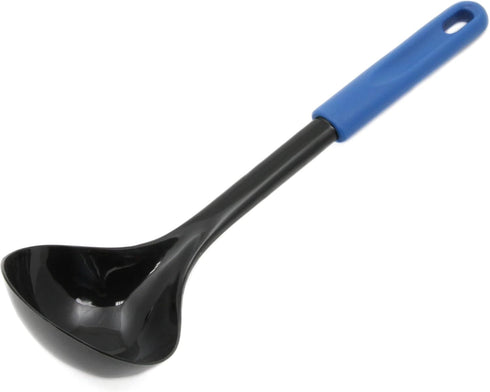 Chef Craft Basic Nylon Cooking/Serving Ladle, 12 inch, Blue/Black...