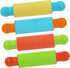 Toyvian 4pcs Painted Clay Rolling Pin Tools Rollers Small Pastry Rolling Pin Plastic Drum Bulk Gummy Candy Mini Tools Kids Playdough Kit Clay Doug...