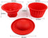 Giant Cupcake Molds,Dishwasher Safe Big Top Silicone Cupcake Molds,Non-Stick Jumbo Caupcake Bake sets for Easy Cake Decorating and DIY Bake tools(...