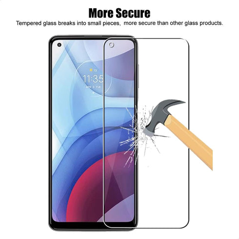 (3+3) For Motorola Moto G Power 2021 (3 Pack) Tempered Glass Screen Protector and (3 Pack) Camera Lens Protector, 9H Hardness, 2.5D, Anti Scratch,...