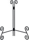 8 Inch Plate Stands for Display, 1Pack Black Iron Adjustable Easel Stand for Photo Picture Frame Plate Album and Home Decoration...